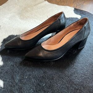 Paul Green Tammy Soft Leather Block Heel Pumps size 9.5